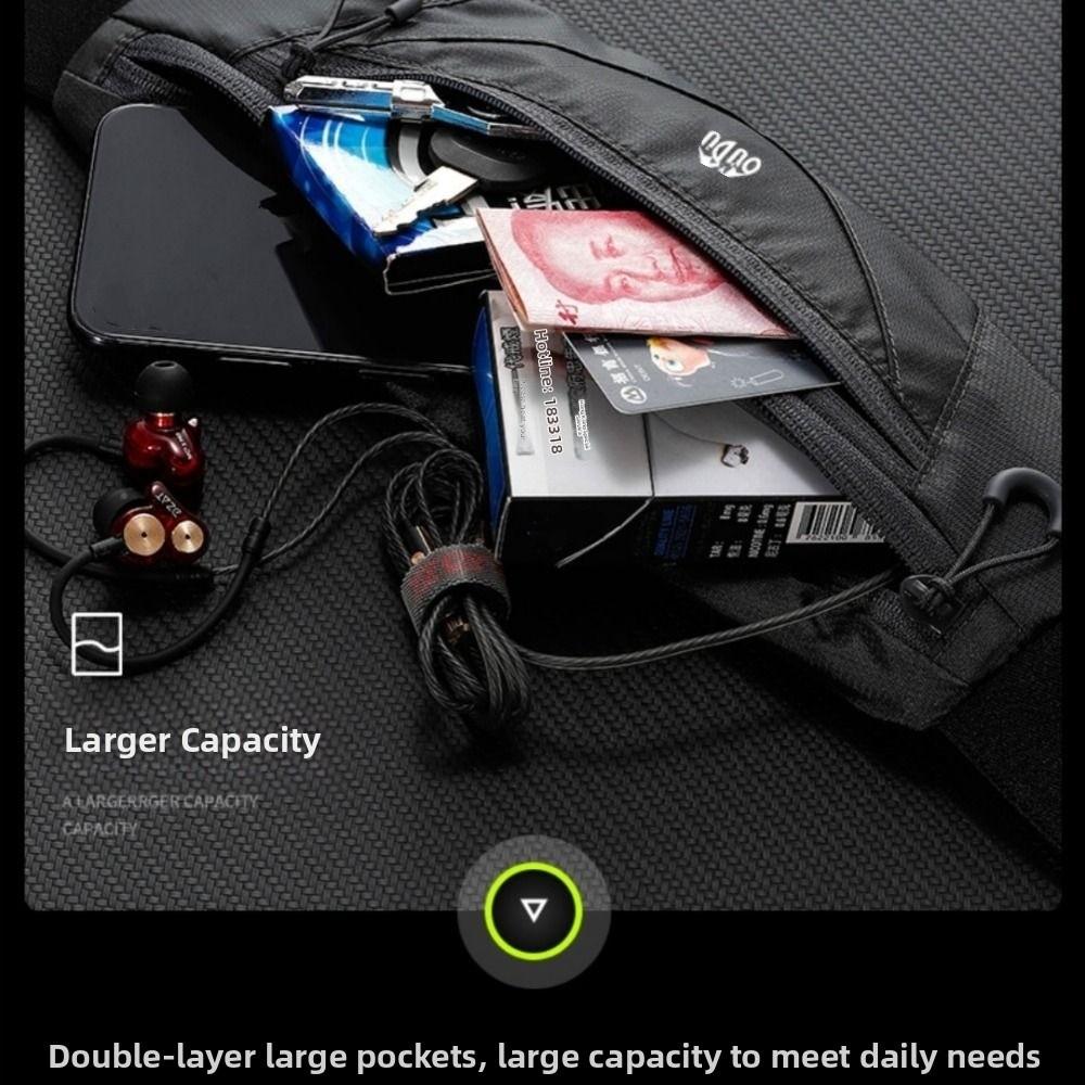 Adjustable Sports Waist Bag Ultra-Thin Running Waist Bag Bum Bag Mobile Phone Waist Bag  Outdoor