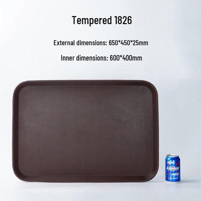 LISM Non-slip Tempered Glass Serving Tray