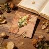 Exquisite Craft Leaf Bookmark Gilt-Edged Reading Bookmark Book Separator  Book Accessories