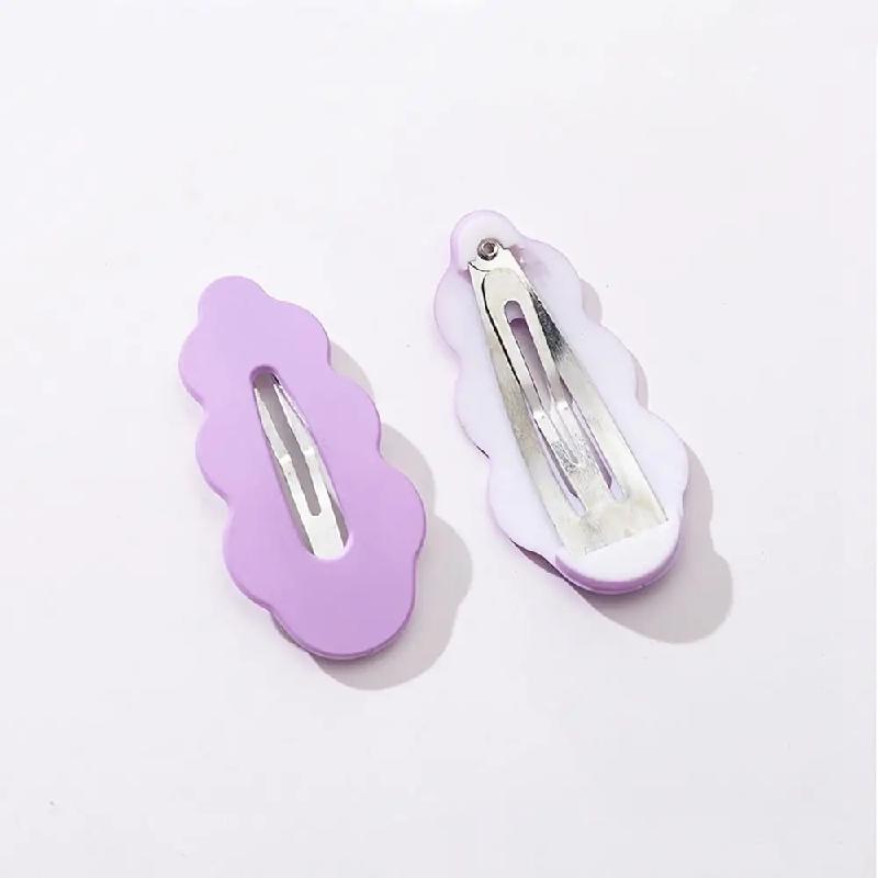 1PC Trendy Haar Ornament Wolken Haar Clips Süße Kopfbedeckung Candy Farbe Haar Clips Ins Stil Nette Haarspange Mädchen Haar Zubehör