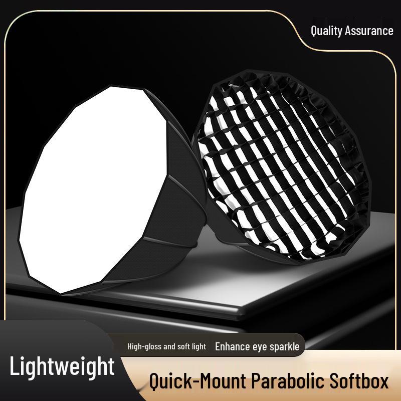 Professional Parabolic Softbox Grid for Photography & Live Streaming