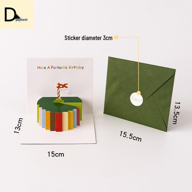 3D Exquisite Birthday Invitation & Gratitude Card - High-End Creative Greeting Card