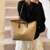 Tote Bag Female Large Capacity Pu Tote Bag With Zipper Closure For Daily Use