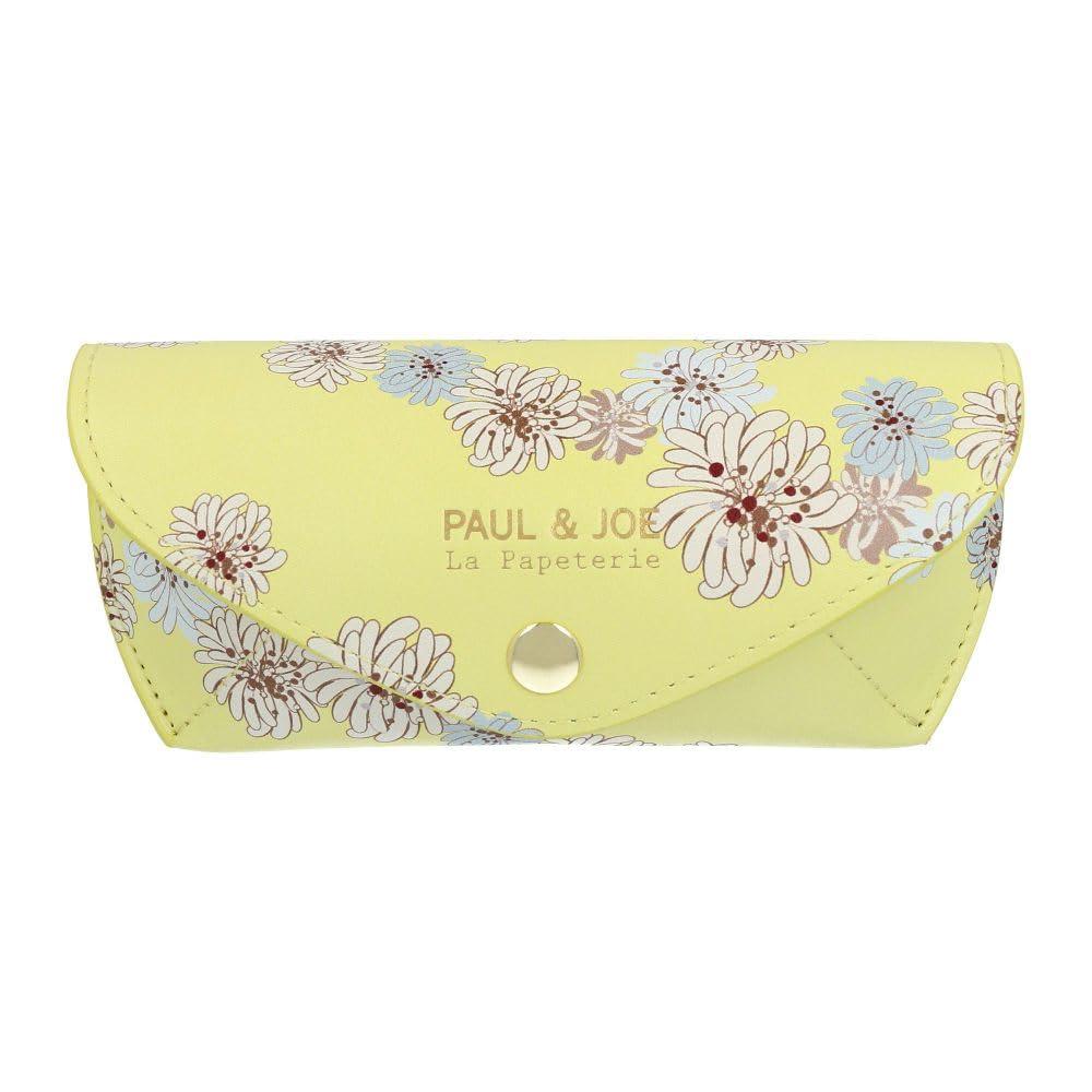 Marks Paul & Jora Puppetry Eyeglass Case, Chrysanthemum Lemon, PAJ-GS12-YE