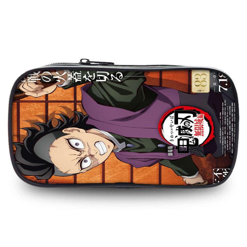 Demon Slayer Kimetsu No Yaiba Stationery Storage With Spacious Design For School And Gift Use