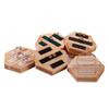 Ring Jewelry Display Tray Solid Wood Pair Ring Earing Card Jewelry Rack Counter Jewelry Display Props Jewelry Boxes and Packing