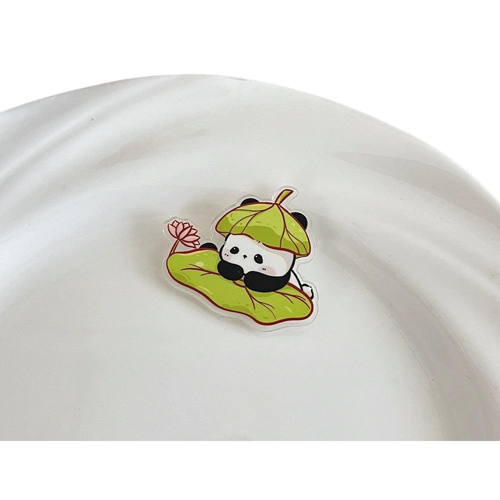 Ladies Chinese Style Panda Brooch Cute Cartoon Pin Accessory one size