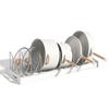 Pot and Pan Organizer Rack, Adjustable Kitchen Utensil Holder with Extendable Base (30.5  to 56 ), 7 Reinforced U Shape