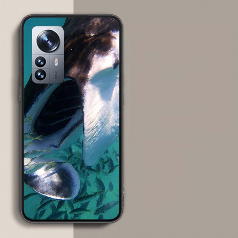 Fish Cool Manta Ray Phone Case For Xiaomi 15 Poco X7 X6 F7 14 Ultra Mi F6 F5 F4 F3 X5 X4 X3 M6 Pro M5 M5S M3 Capa Coque