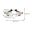 Plush Ears Hair Hoop Halloween Cow Ears Headband Furry Cartoon Animal Hairband Anime Fancy Dress Cosplay Headdress
