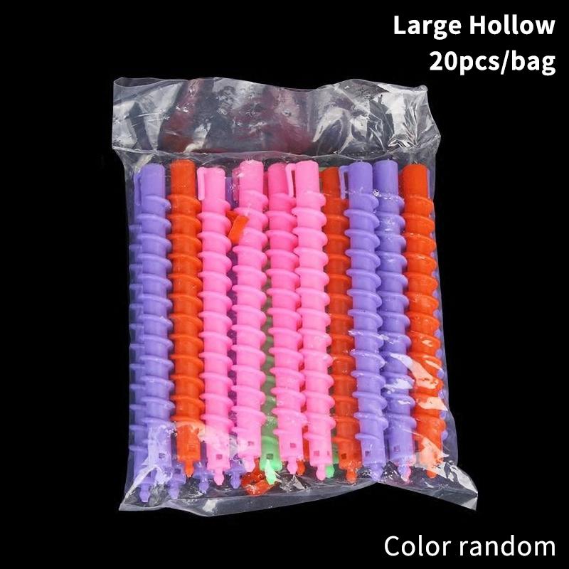 Plastová spirálová natáčka na trvalou za studena, natáčka na vlasy bez tepla, dámské natáčky na kudrnaté vlasy, natáčky na vlasy bez tepla, tyč na studenou trvalou, kadeřnický nástroj pro úpravu vlasů