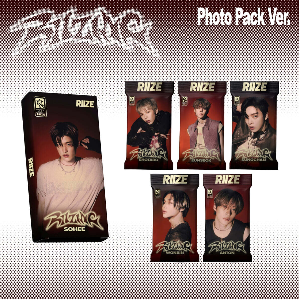

RIIZE - 1st Mini Album: RIIZING [Photo Pack Ver.] (Smart Album) [6 Kinds SET]