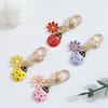 Portable Functional Charm Featuring Artistic Ladybird and Daisy Design for Various Decorative Uses On Essential Item