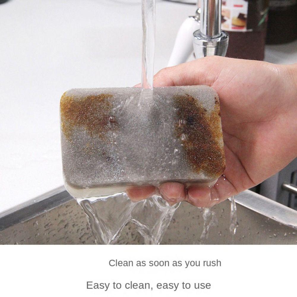 1/5Pcs Double-Sided Dishwashing Towel Decontamination Cleaning Rag Durable Dishwashing Sponge