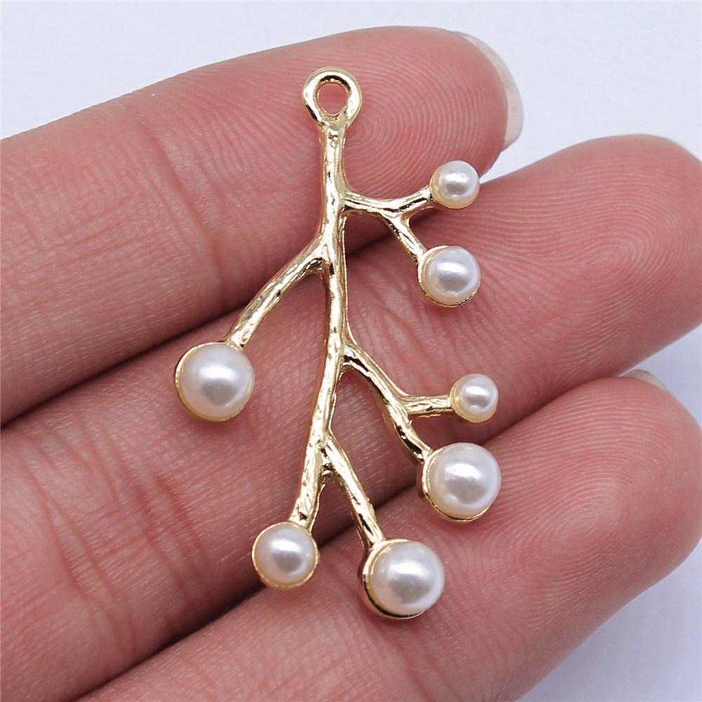 Zubehörteile Perlenanhänger Vintage Schmuckzubehör QA041