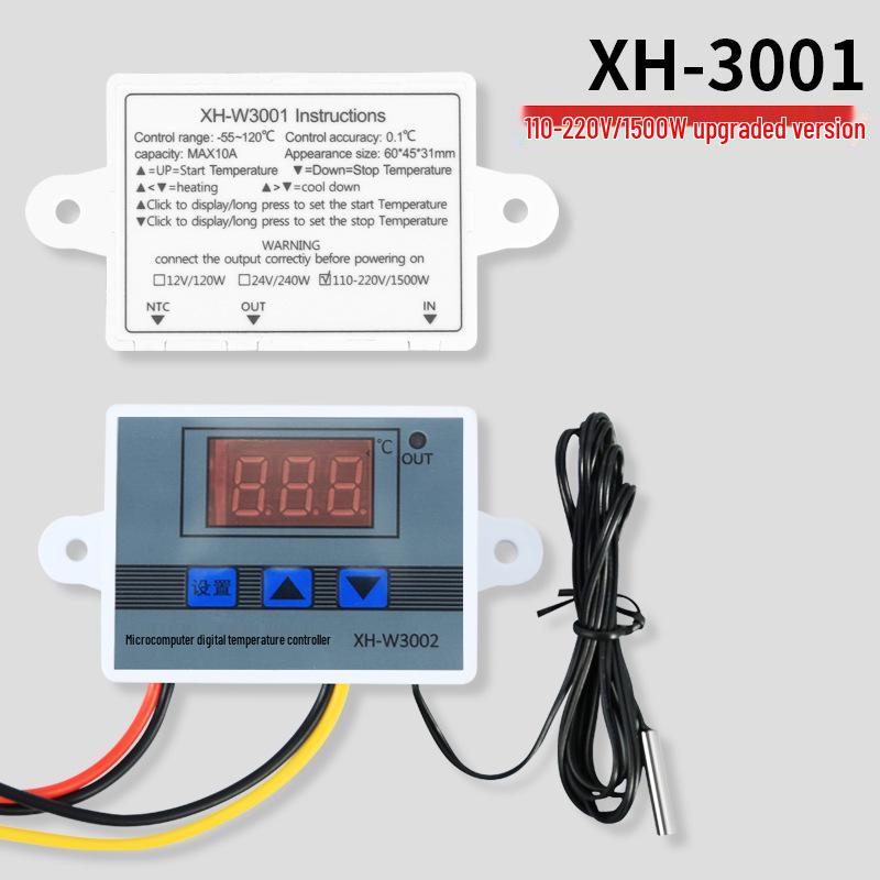 12/24V Digital Intelligent Temperature Controller with Sensor