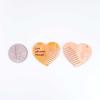 Acrylic Heart Lettering Mini Comb Keychain Accessory Supplies