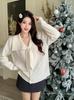 2025 Winter Plus Size Women's Stylish Christmas Bow Knit Sweater Top
