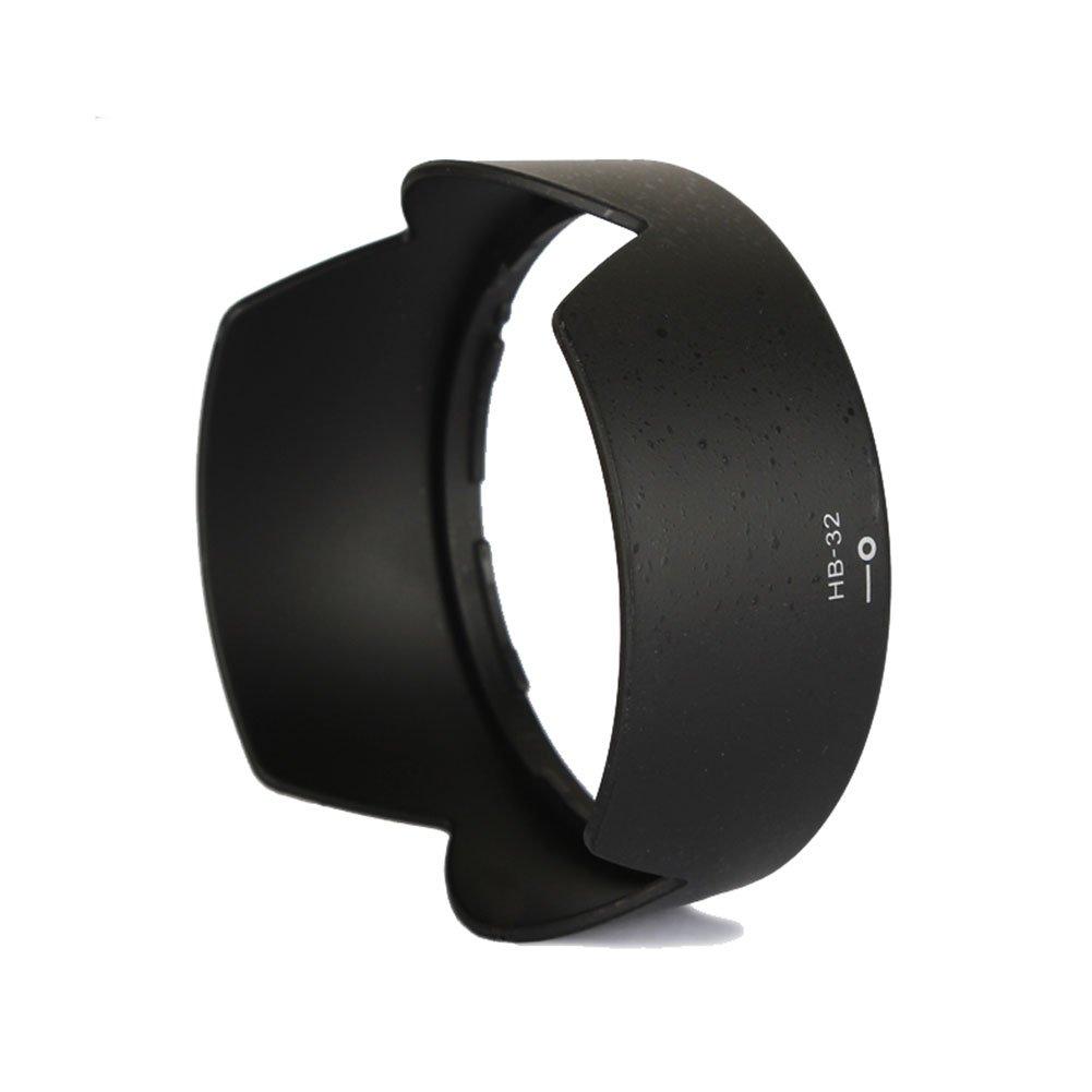 Kinokoo Lens Hood Compatible with Nikon and D7200 and ABS Resin HB-32 D5300, D7100, Lenses, 18-105, 18-135, 18-140, 18-70 Mm,