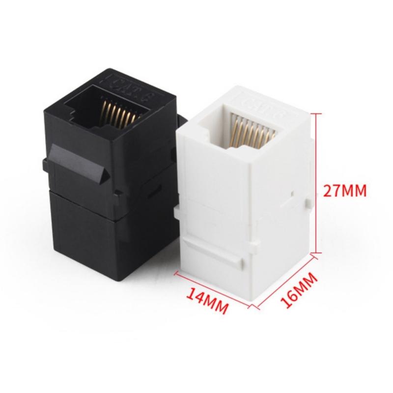 5 ks Cat6 RJ45 Konektor RJ45 Průchozí Konektor Cat6 Konektor Ethernetová Zástrčka Koncovka Samice na Samici Konektor