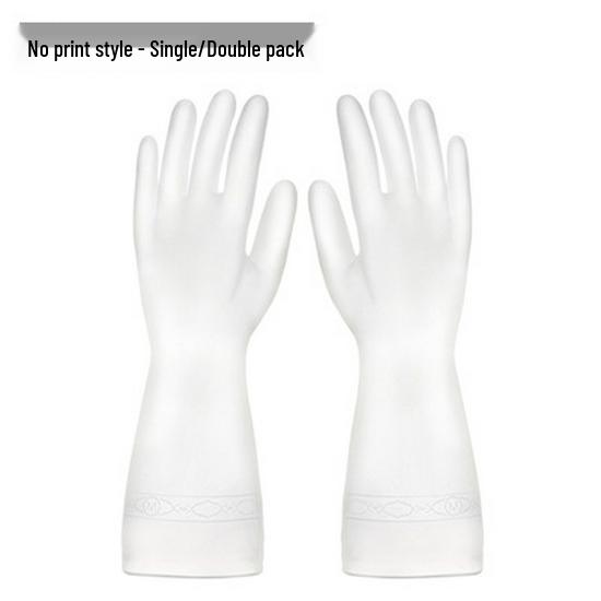 

Прочные латексные перчатки для мытья посуды для женщин - Толстые, водонепроницаемые, для защиты при уборке и стирке Small