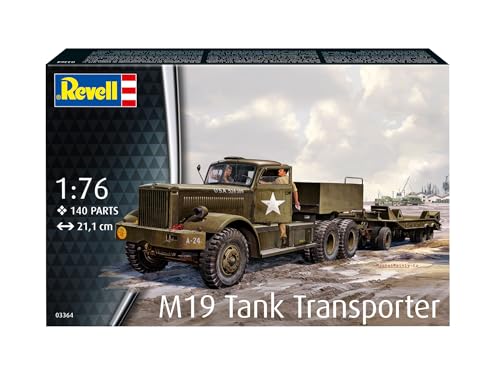 German Revell 1/76 M19 Tank Transporter Plastic Model Kit 03364 (Combat Vehicle)