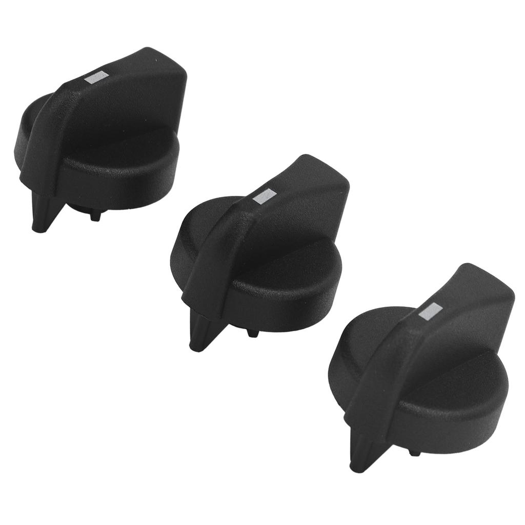 3 Pcs AC Heat Control Knob 121 0001 000 Heater Fan Speed Mode Climate Control Knob Replacement for   330 335 357 367