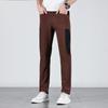 Men's Breathable Ice Silk Elastic Straight Leg Quick-Dry Casual Pants – Trendy and Comfortable for Summer