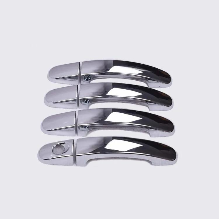 

For Ford Ranger Everest 2012 2013 2014 2015 2016 2017 Carbon Fiber Chrome Car Door Handle Cover Trim Sticker Styling Accessories срібний
