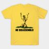 Asian Size Cotton Unisex Tshirt Print T-shirt No Disassemble  Gadsden T-shirt No-Cut Print Regular Fit