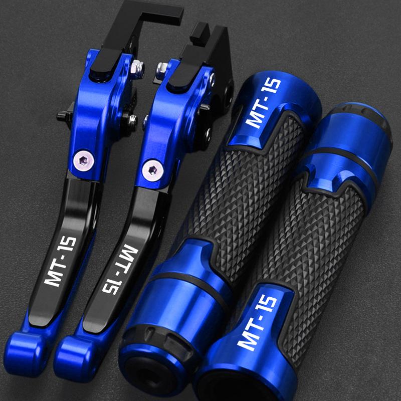 Motorcycle Brake Clutch Levers 7/8''22MM Handle Handlebar grips For yamaha MT15 MSLAZZ 150 MT-15 MT 15 2018 2017 2016 2015