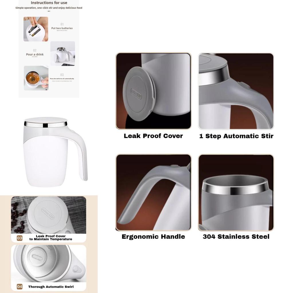 Tasse à café magnétique à rotation automatique pour restaurants et cafés