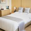 1 Stück Hotel Ferienwohnung Bettfahne Bettwäsche Leichter Luxus Einfarbig Bettende Handtuch Weich und Bequem Multifunktionales Staubdichtes Tuch Bettläufer