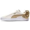 Pelle Scamosciata Fiocco Varsity Rosa Oro Donna 367732-03