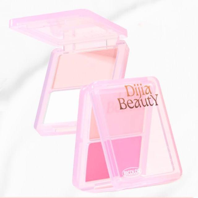 DIJIA - Two Tone Matte Highlighter - 4 Colors 01 - 8g