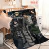 Anime A-Attack On T-Titan Cool Blanket Soft Comfortable Nap Plush Suitable For Iiving Room Office Bedroom Birthday Home Kid Gift