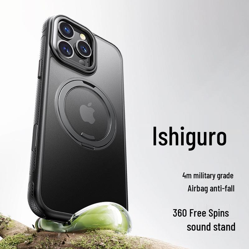 Apple 17 Case: Pivot 360° Rotating Stand iPhone 16 Pro Max Magnetic Protective Cover iPhone 17 Pro Max