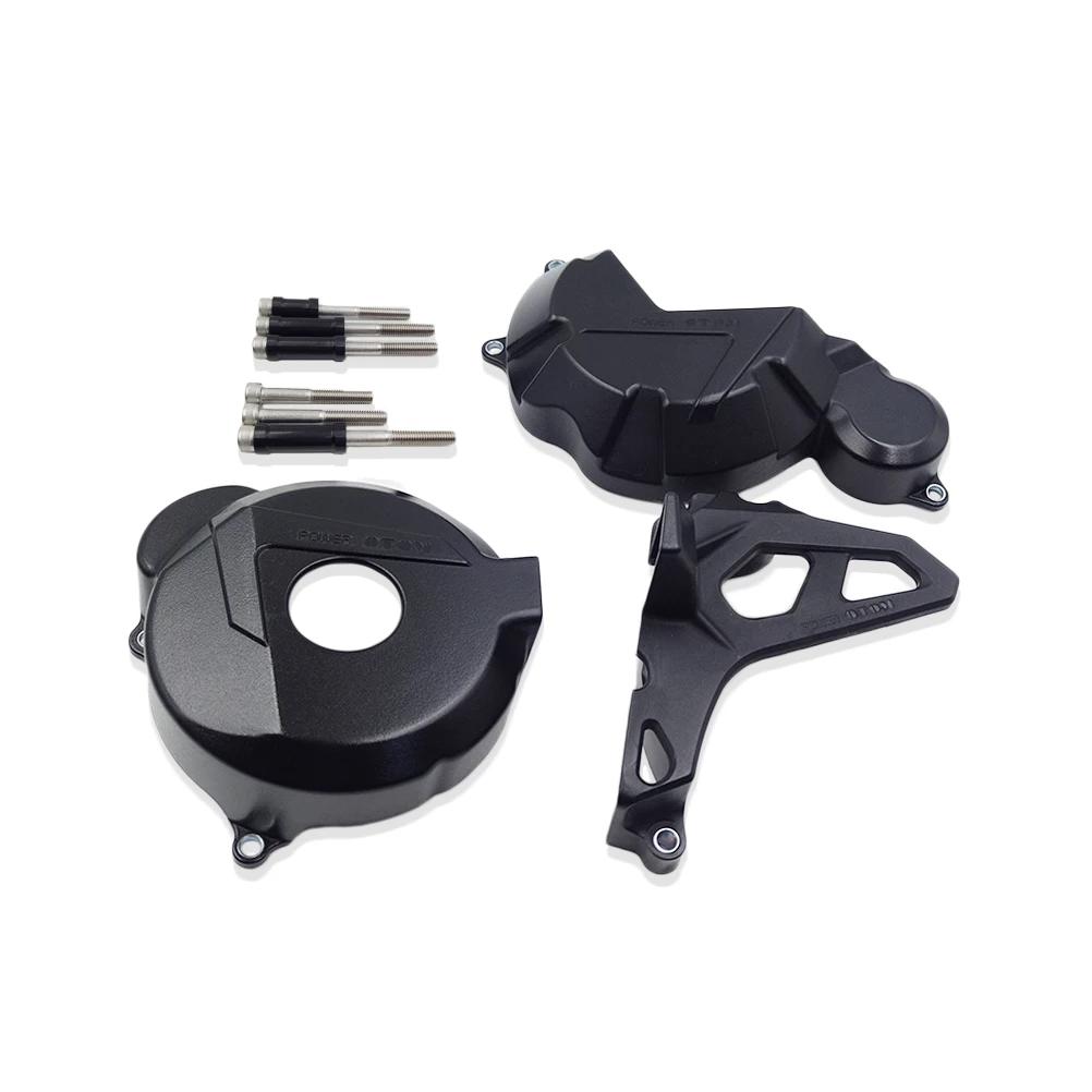 OTOM Motorcycle Clutch Cover Engine Protective Front Sprocket Cover Ignition Cover for ZONGSHEN CB250-F Engine AVANTIS KAYO BSE