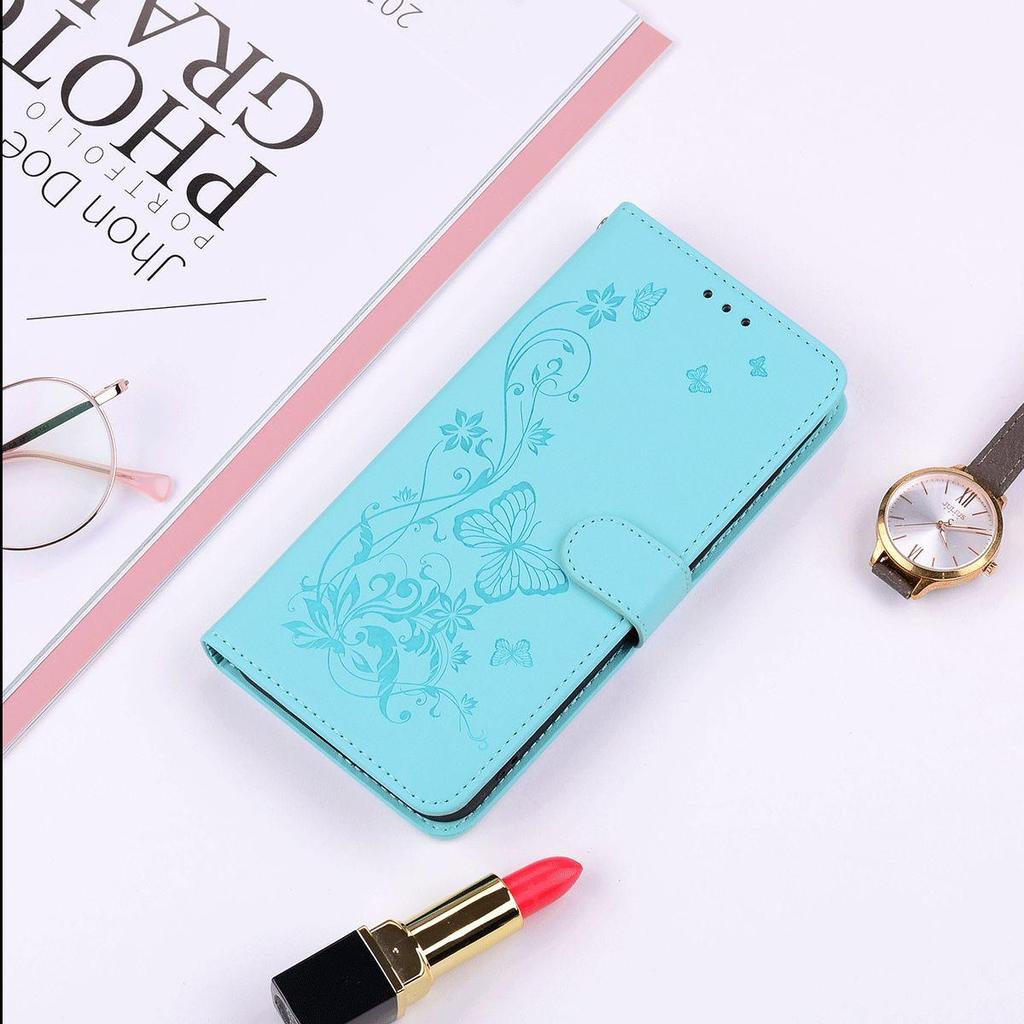 Elegant Butterfly Floral Flip Leather Phone Case for OPPO Reno15 5G Long Shoulder Strap Wrist Lanyard Cover