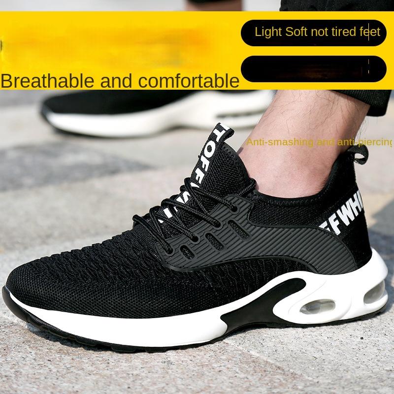 Breathable Anti-smashing Anti-piercing Labor Insurance Shoes Steel Bag Head Kevlar Safety Shoes