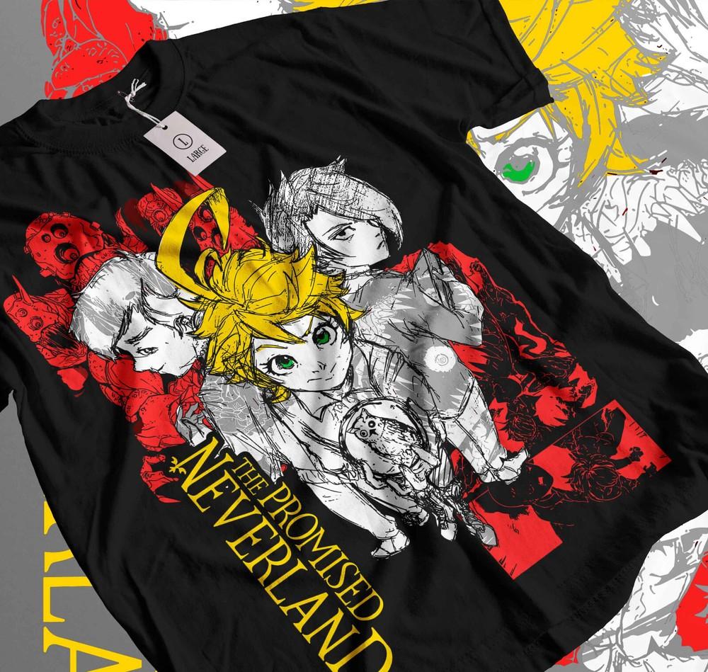 

The Promised Neverland,Emma, Ray,Norman,Yakusoku no Neverland,Unisex T-Shirt 483 XL