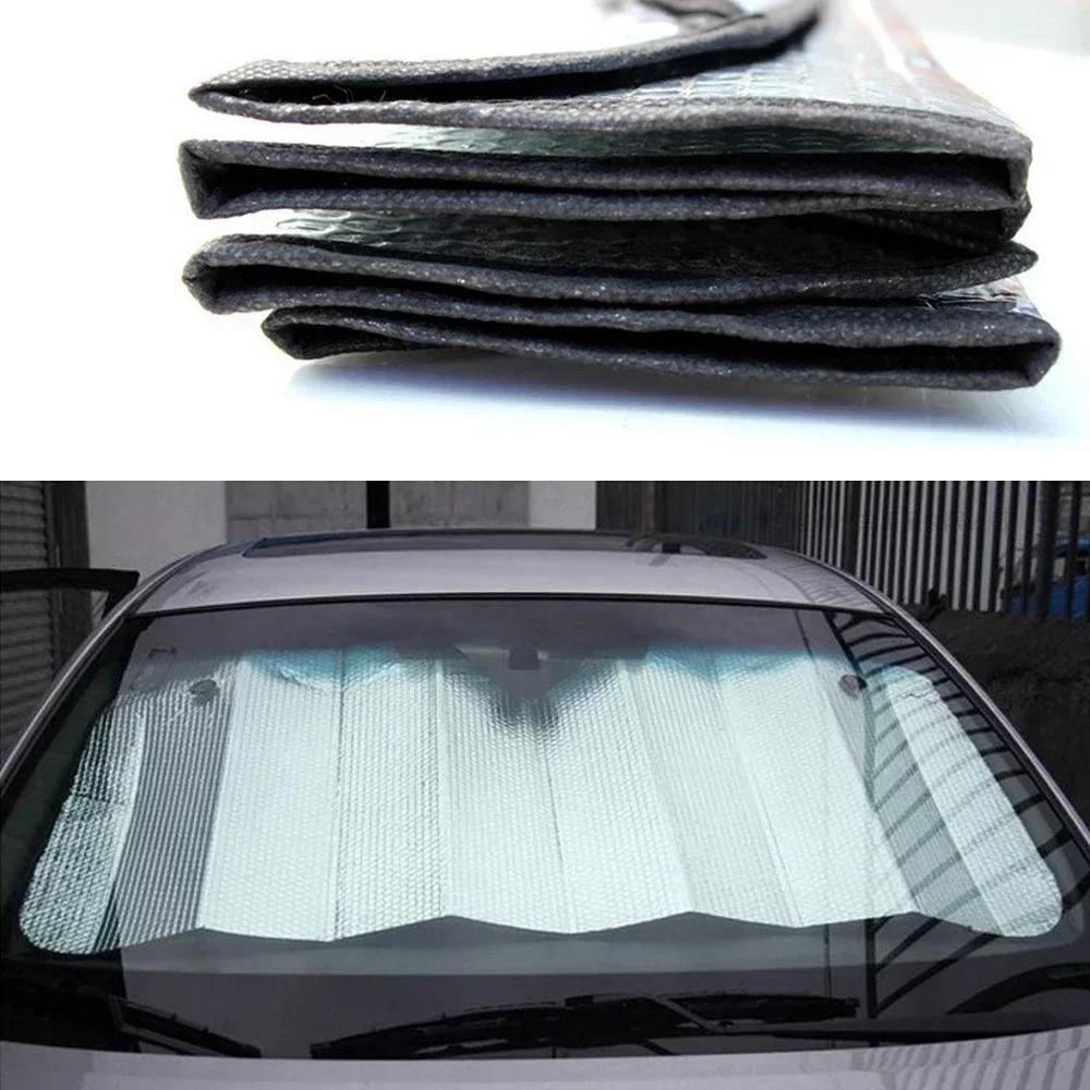 1PCS Foldable Sun Visor Reflector for Car Front Windshield Portable Breathable UV Resistant Sunscreen and Cooling