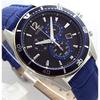 Citizen Eco-Drive Chronograph Watch VO10-6741F Blue Base Leather and Metal Belts Domestic Model