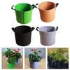 Nonwoven Fabric Grow Bags Garden Plant Pots with Handle Nonwoven Texture Suitable for Growth of Vegetables and Flowers