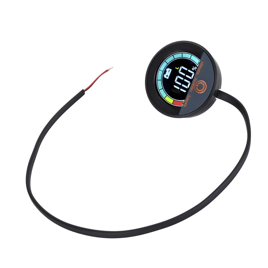 Battery Capacity Voltage Meter LCD Color Display Handlebar Mount Battery Capacity Voltage Monitor DC8‑100V