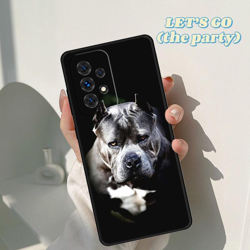 Pitbull Dog Phone Case For Samsung Galaxy A42 A31 A40 A51 A71 A32 A80 A91 A52 A72 A73 A20e A21S A50 A70 A11 A12 Cover