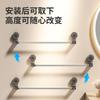 Suction Cup Retractable Towel Rack, Bathroom Drill-free Shower Retractable Towel Bar, Storage Rack, Retractable Clothes Hanger