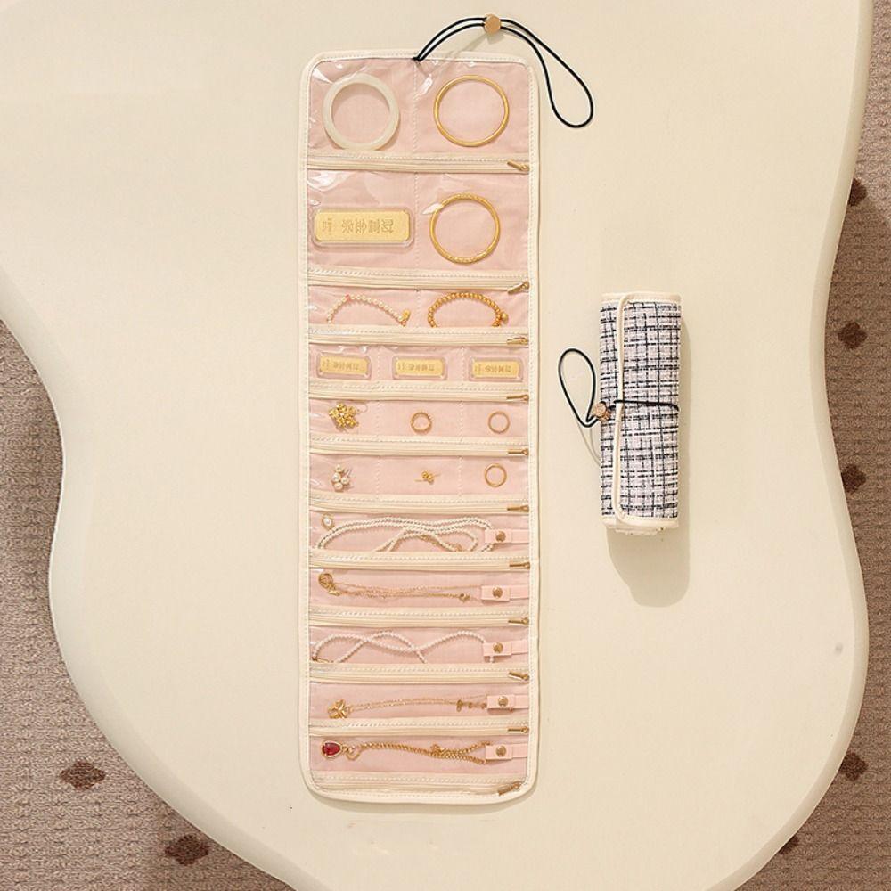 Multi-layer Foldable Jewelry Bag Foldable Jewelry Storage Bag Rings Bracelet
