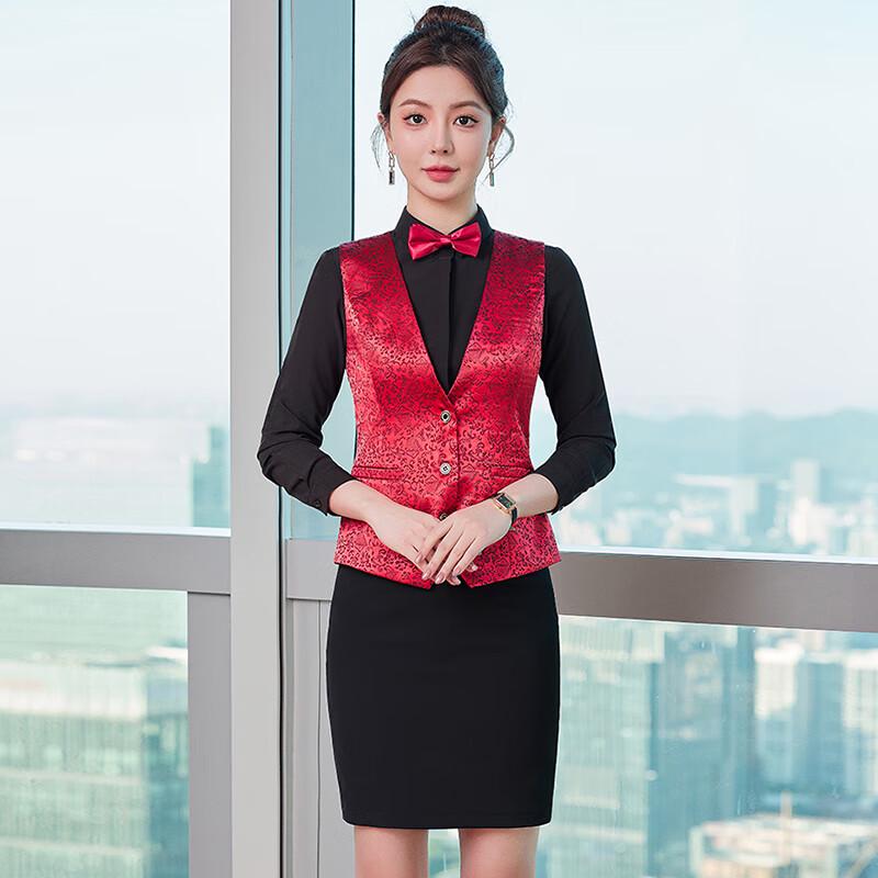 Professionelles Damen-Gastgewerbe-Westen-Uniformset