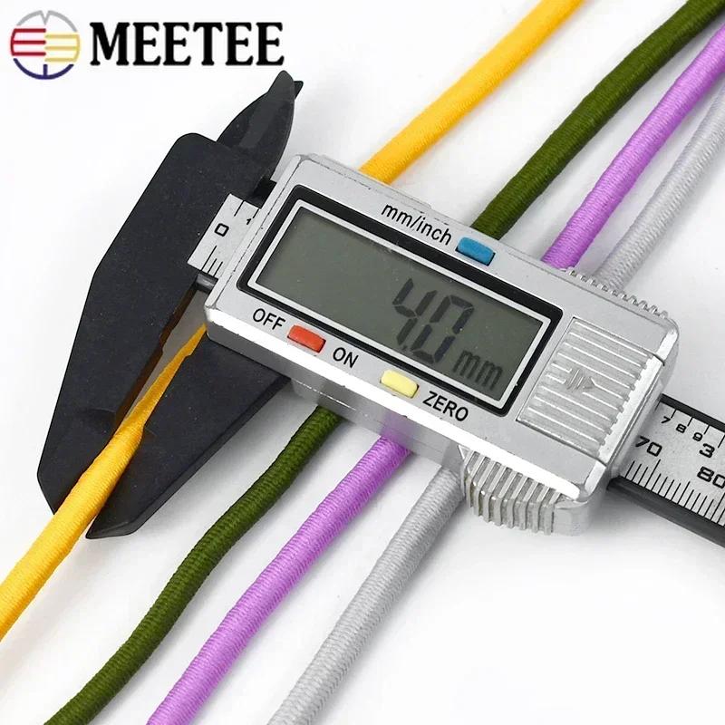 5/10/20M 4mm Cordoane Elastice Meetee pentru Haine Bandă de Păr Elastic de Cauciuc Bandă Arc Elastic Accesorii de Cusut DIY